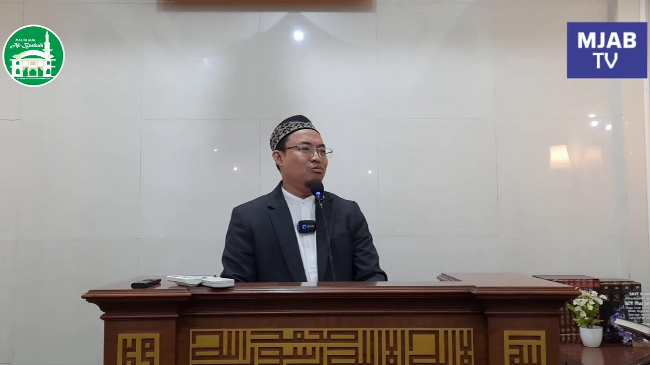 Kultum Taraweh disampaikan oleh Ust H. Solver Reza dengan tema 