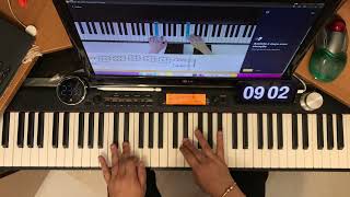 22/05/2026 Eb, Ab scale, Moonlight Sonata 1st movement 🟡, Canon 30 to 33