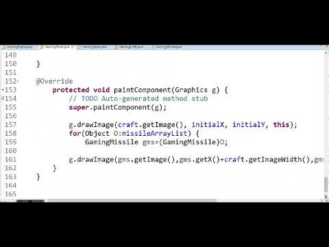 Java Shooting Missile Game  Code :Part 1