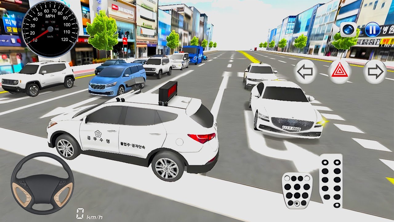 3D Driving Class Game Driving Real Car Simulator From Terminal To Roads | Android 3d Class Gameplay