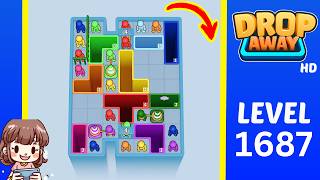 Drop Away Level 1687 Solution Walkthrough