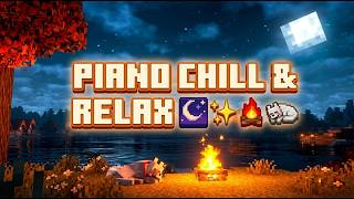 🐶 Minecraft Relajante: Fogata Crujiente con tu Perro ✨🔥