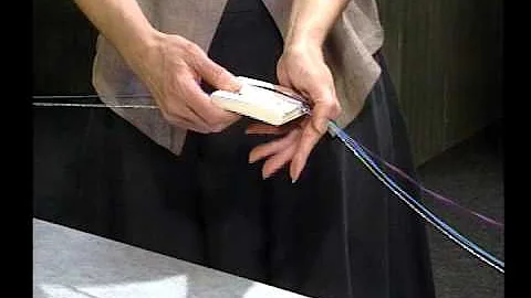 Tablet Weaving:  How to make a continuous warp