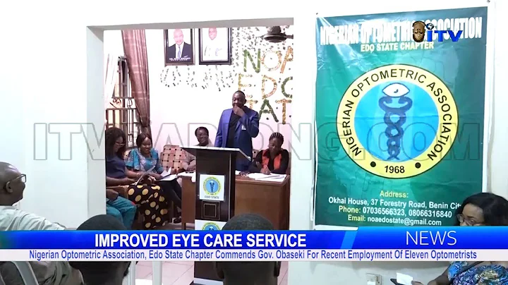 Edo Nigerian Optometric Association, Commends Gov. Obaseki For Employment Of Eleven Optometrist
