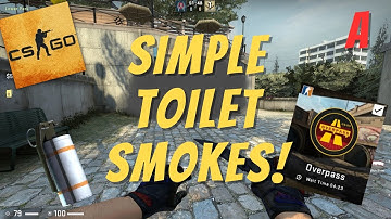 3 Easy Toilet Smokes for your next Overpass Game! 🤝 | Improve at CSGO