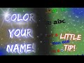 Dynastio 110  color your name