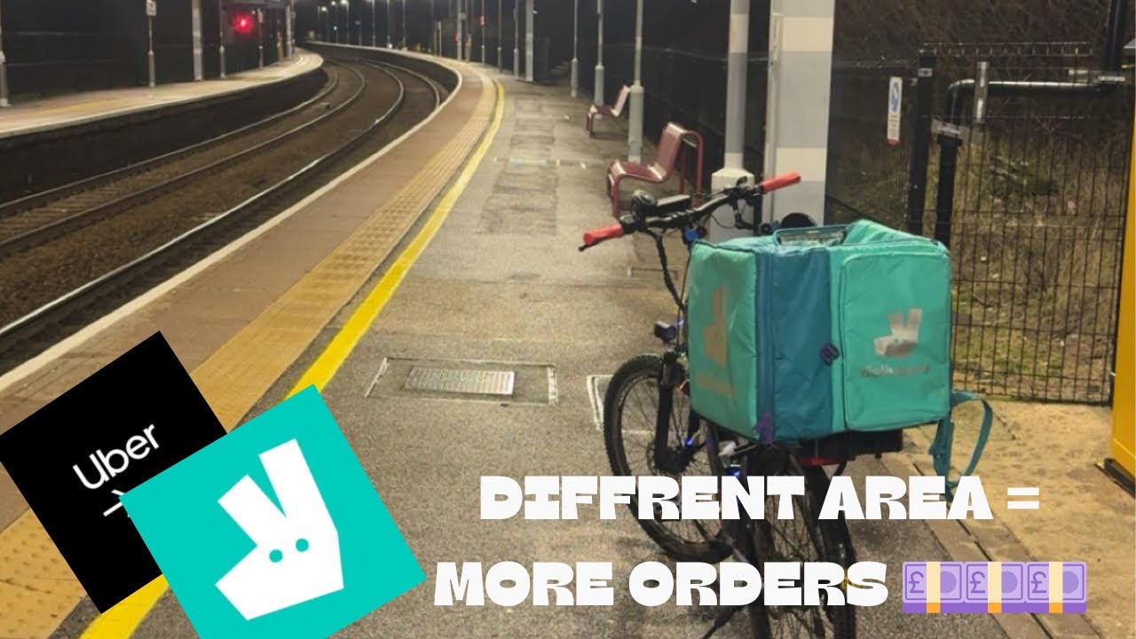 I Delivered In A Different Area!!! || POV Delivering for Uber Eats & Deliveroo In Essex
