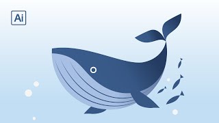 How to make a Fish | adobe illustrator vector art for beginners
