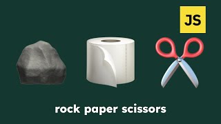 Let's make rock paper scissors with javascript!