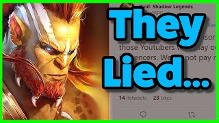 I Was Offered $$$ To Promote Raid: Shadow Legends...