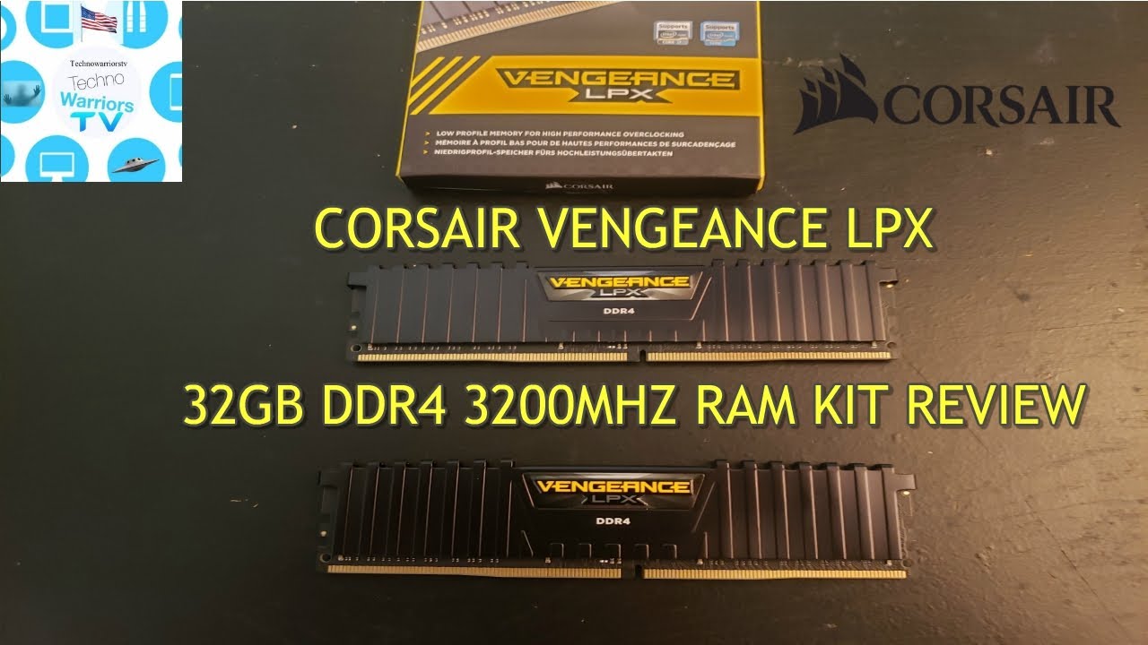 Corsair vengeance LPX 32GB DDR4 3200mhz Ram kit unboxing/review - YouTube