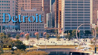 Detroit City Profile Drone & Aerial Video 4K