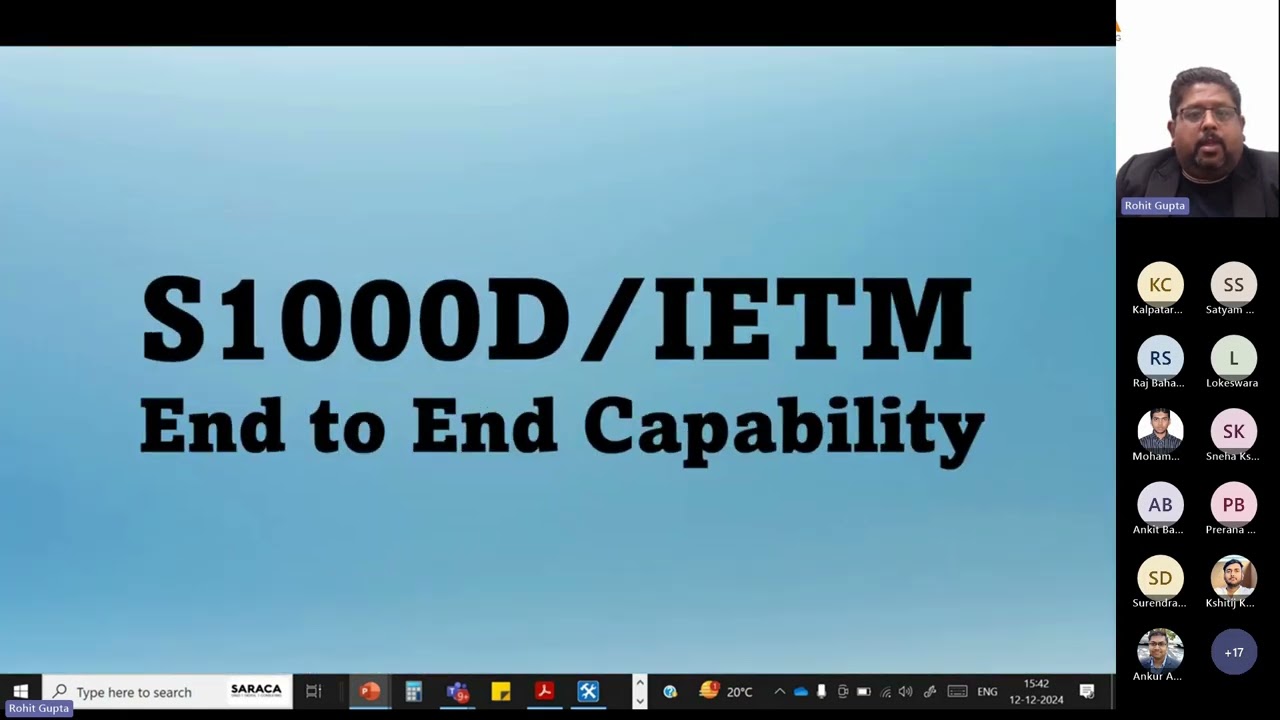 Webinar | Introduction to S1000D/IETM | SARACA Solutions