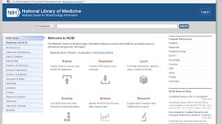 NCBI : Comment faire une recherche avancée sur PubMed avec AND, OR et NOT
