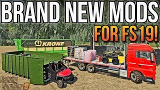 NEW MAN FLATBED, IT RUNNER CONTAINER, & MORE! | FS19 Mods NEW MAN FLATBED, IT RUNNER CONTAINER, & MORE! | FS19 Mods