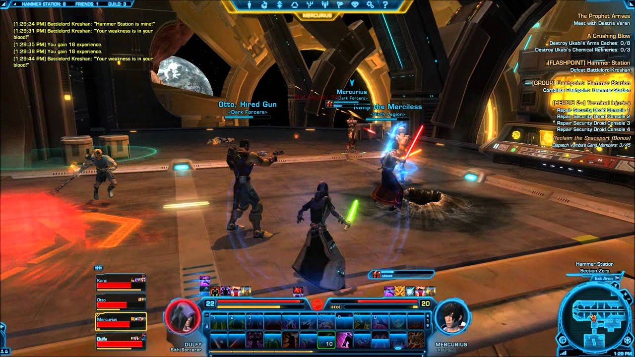 SWTORFlashpoint Hammer Station Battlelord Kreshan YouTube