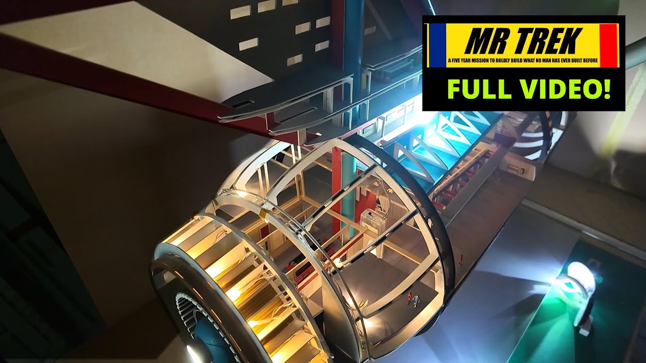 Полное видео! Создание идеальной модели звездолета «Энтерпрайз»!