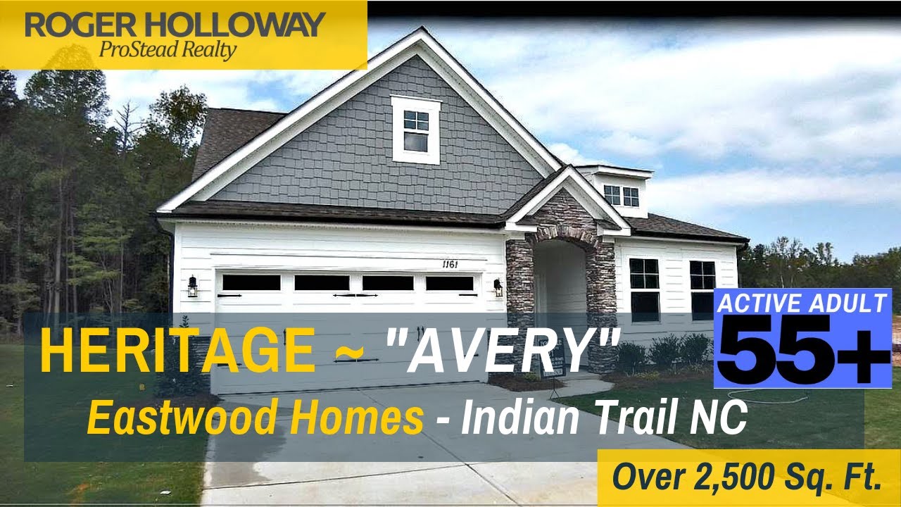 Heritage Wesley Chapel NC Ranch Home for Sale [AVERY] YouTube