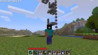 Minecraft piston elevator