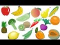 Изучаем слова. Овощи и фрукты. Обучающее видео для детей. for children