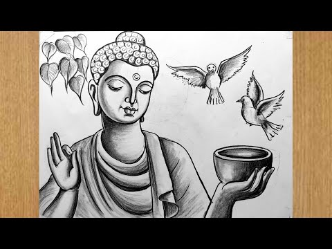 Meditating buddha sketch by kiridhruv on DeviantArt