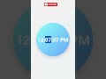 Modern Digital Clock UI using HTML, CSS &amp; JavaScript #html #css #javascript #coding #shorts #design