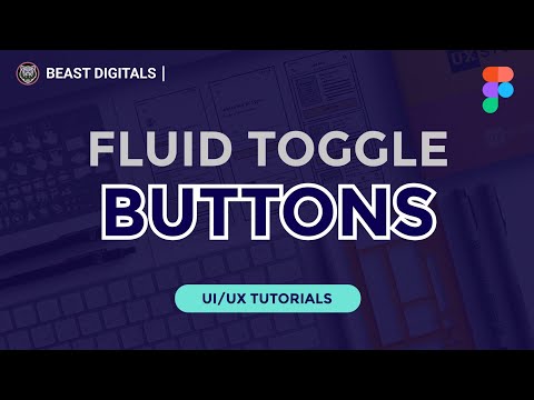 Figma Tutorials - How To Design A Fluid Toggle Button