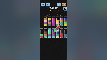 Water Color Sort Level 956 Walkthrough Solution iOS/Android