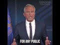 RFK Jr says we'll never be ruled by the WHO ever again!