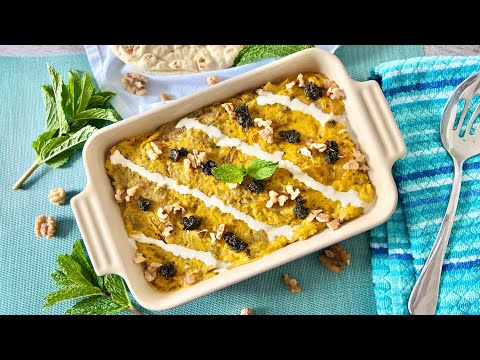 Kashke Bademjan Recipe (Persian Eggplant Dip)!
