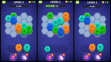 Hexagon: Stack Sort Game (Gameplay Android)