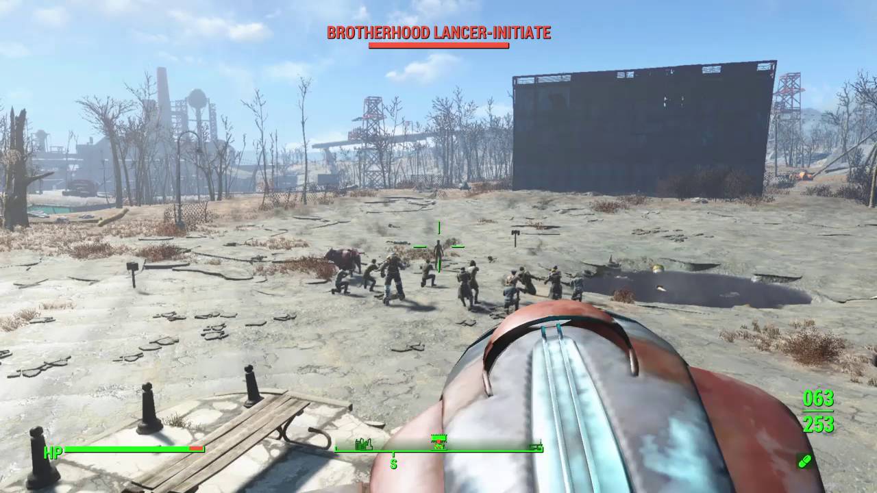 Fallout 4: Broken BOS , invincible enemy