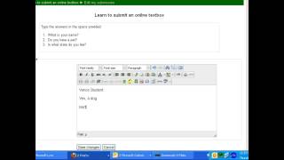 Online Textbox Assignment