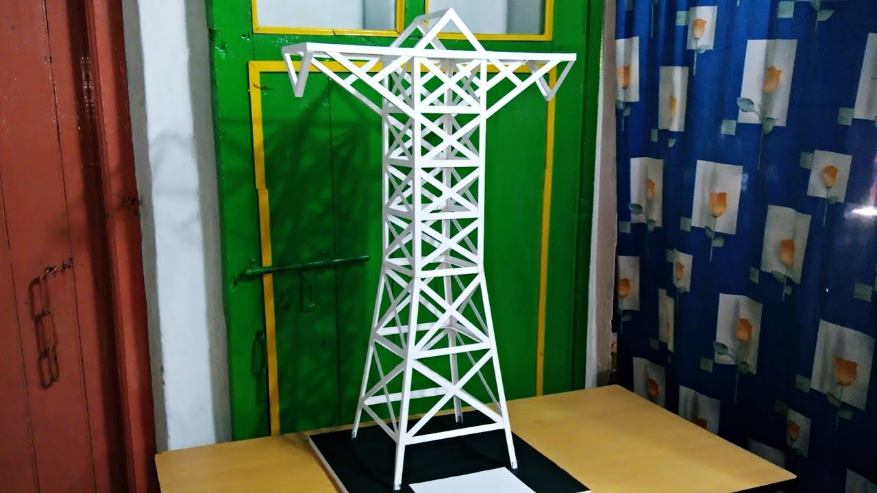Electrical Engineering Project (Transmission Line Tower) YouTube