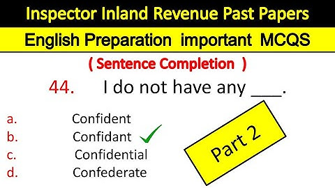 Past Paper of inspector inland revenue | Solved Past Paper of FBR inspector inland revenue | Part 2