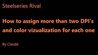 How to add more than 2 dpi settings on Rival series mice with visual confirmation