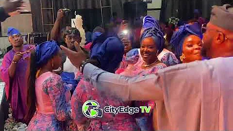 MOMENT FUNKE AKINDELE & IYABO OJO STORMED THE DANCE FLOOR AT KAMO STATE WEDDING
