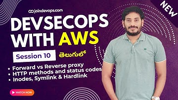 🔥 Session 10 - DevSecOps with AWS - Batch 86S | 2025 | Sivakumar Reddy M | JoinDevOps