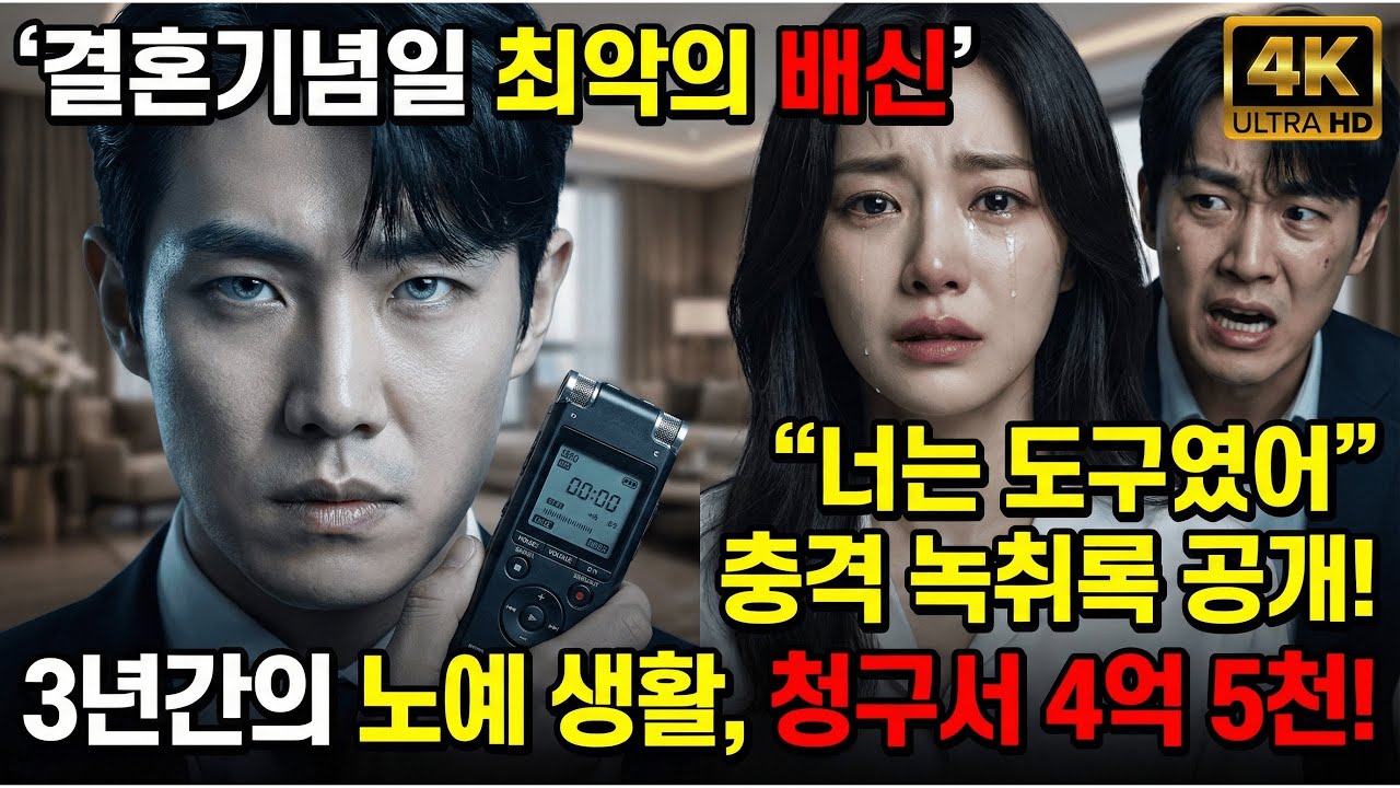 결혼기념일에 아내의 남사친이 보낸 문자 