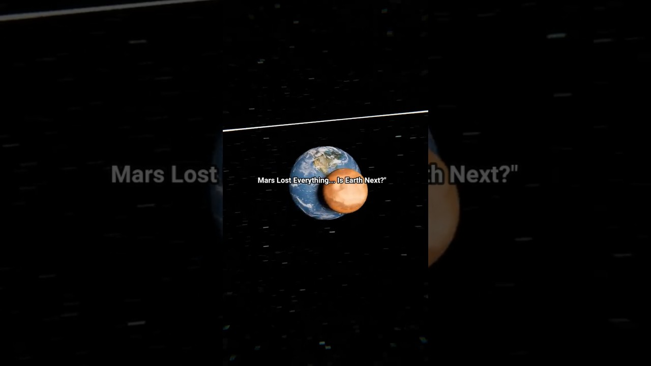 Mars lost everything, is earth next? 