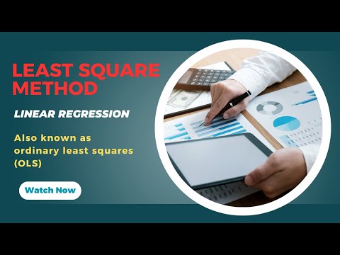 Least Square Method For Linear Regression  || Ordinary Least Squares (OLS)