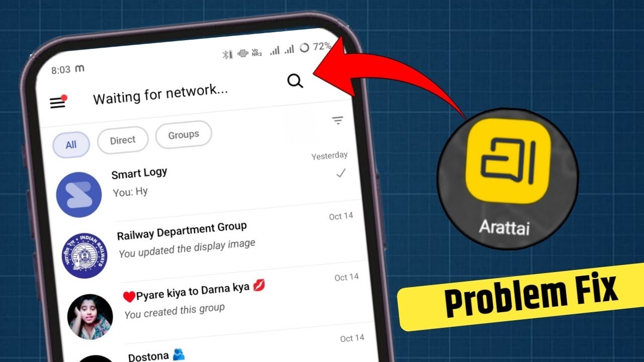 Waiting for network Arattai app problem fix | Arattai app waiting for network problem | Arattai app 