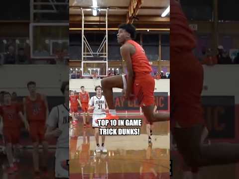 TOP 10 TRICK DUNKS! (In Game)