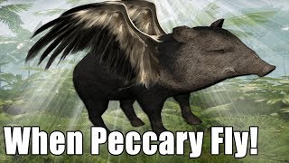 When Peccary Fly! | Camping In Abandoned Tribal Village | Green Hell Multiplayer Part 8
