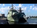 Nato Warships visiting the Rotterdam Harbor in The Netherlands