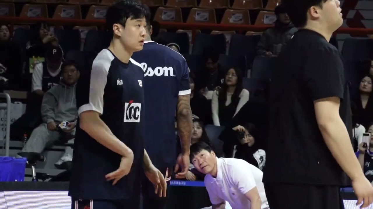 수박고르듯 신중하게 볼고르는 웅이   #부산kcc이지스 #basketball #3점슈터 #허웅