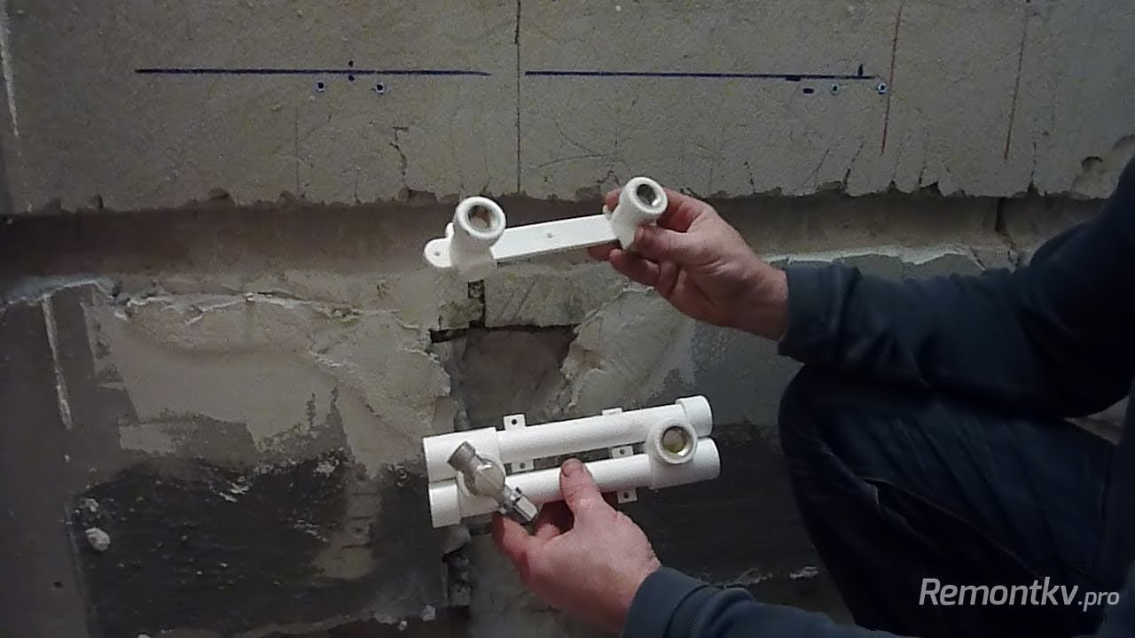 Планки с водорозетками. - YouTube