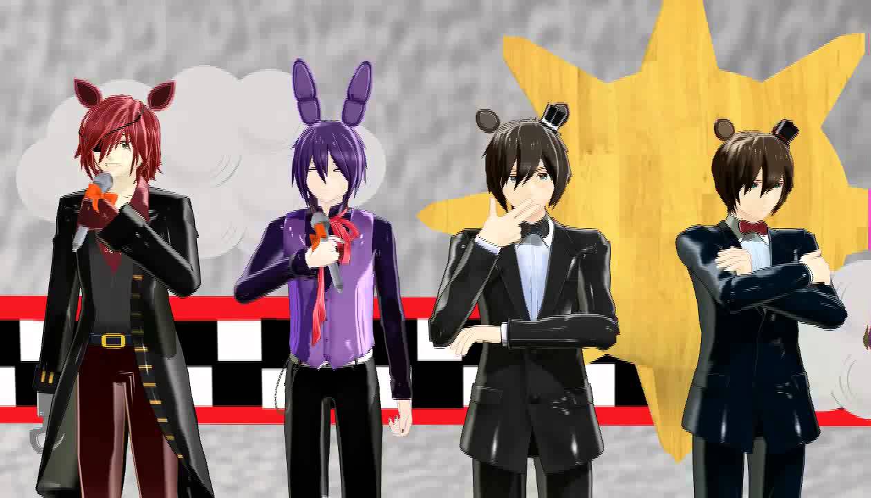 [MMDxFNaF] Beso por Accidente