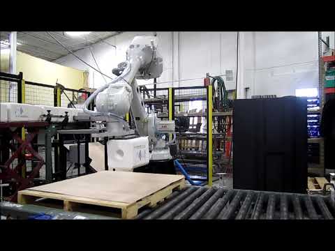 Robotic Palletizing - Salt Block - Material Handling Automation
