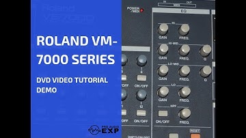 Roland VM-7000 series DVD Video Tutorial Demo Review Help